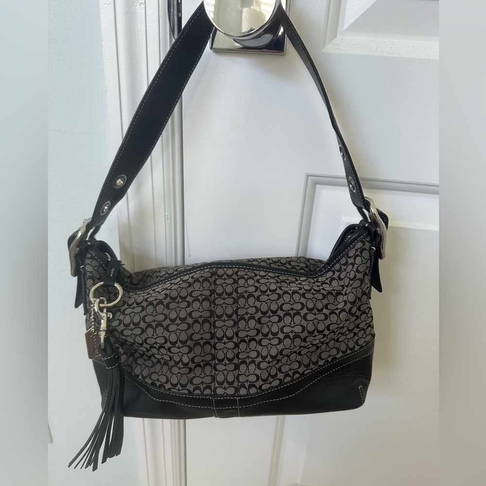 Coach medium top handle purse - Vintage - Black